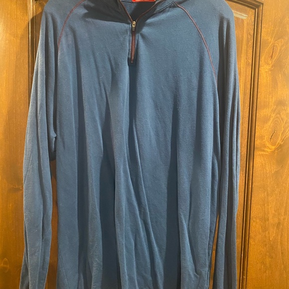 Agave Denim Blue Quarter-Zip Pullover - Picture 2 of 7